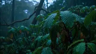 Heavy Rain Sounds | Deep Sleep, Meditation Music, Stress Relief, Healing Ambience