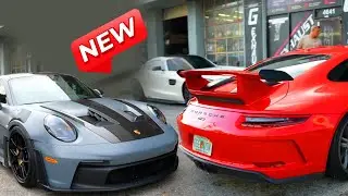 Кастомная выхлопная система Cat-back на Porsche GT3