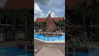 Moana splash pad at Island Tower