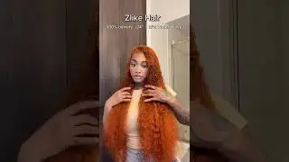 ✨ Soft, shiny, unreal ginger perfection. #zlikehair #gingerhair
