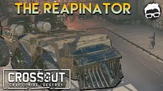 Crossout  -- Reapinator Reaper Build MK 169 (Dual Reaper Cloaked Steppe Spider Cab Track Build)