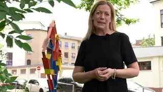 Kunst um uns herum - Raumfeld von Otto Herbert Hajek, 1990/1991