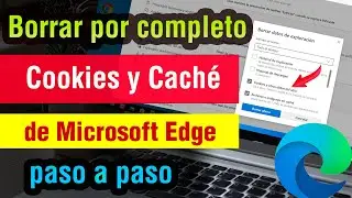 Como borrar las Cookies y Cache de Microsoft Edge