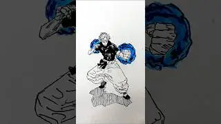 Drawing Gojo Satoru #shorts #anime #drawing #gojo