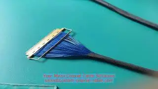 100 pin micro coaxial cable for inspection pipe cameras Micro connector Camera Link Mini Smart Seat