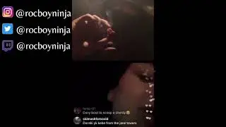 Duvy Smoking a blunt with fans