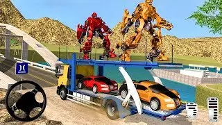 US Robot Transform Car: Robot Transport Games 2018 (by Game Town Studio) Android Gameplay [HD]