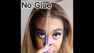 Slay Your Wig without Glue | Easy install for beginners #Hairvivi#gluelesswig#frontalwig