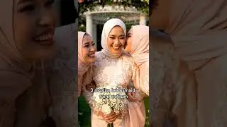 3 Muslim bridesmaids from Vietnam