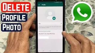 How To Remove Whatsapp Profile Picture