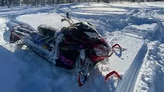 Lynx Boondocker RE 850 - Fast Treeriding & Wheelies - Sunny Lapland