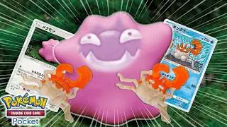 【ポケポケ】カ　ニ　メ　タ　モ　ン（キングラー＆メタモンデッキ）【紅蓮ブレイズ】