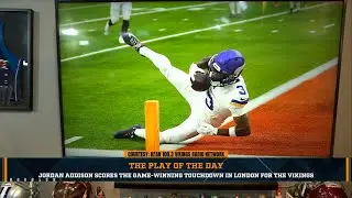Play Of The Day: Jordan Addison Scores Game-Winning Touchdown In London For The Vikings | 10/6/25