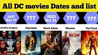 All DC extended Universe Movies By Released Date ✨| DC Movies in Hindi order ( 2013-2023)