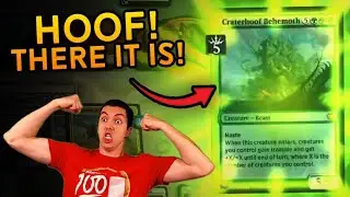 😯 You Won't Believe How Many Times I Cast Cratorhoof Behemoth This Tarkir: Dragonstorm Draft! 🐲
