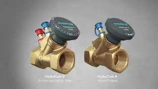 Oventrop HydroCom balancing valves (english)