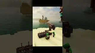 Майнкрафт create Create Big cannons как стрелять не надо =) shorts