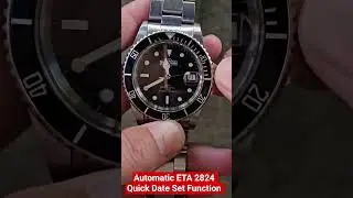 Automatic ETA 2824 Quick Date Set Function