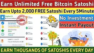 Earn Free bitcoin Satoshi Every 5 minutes| |Earn Free Bitcoin from cashmine.online|Earn money online