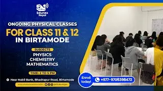 Ongoing Physical Classes For class 11 & 12 | Physics | Chemistry | Maths