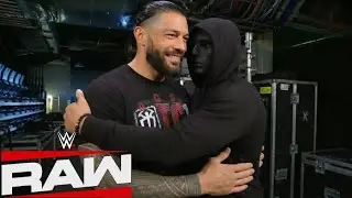 Masked Man and Roman Reigns Backstage Segment Raw Highlights Today 15 December 