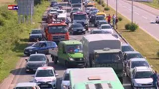 Banjaluka -Protest vozaca dan 2