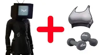 TV WOMAN + SPORTS BRA & DUMBBELLS = ??? | Muscle TV Woman | Skibidi toilet LEXV27 animations