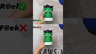 Real Vs Fake Lucky Green Jordan 1 #sneakerhead #sneakers #viral