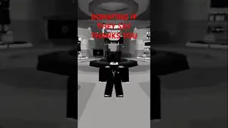 If they say thank you they get more! #roblox #shorts #robux #hazem