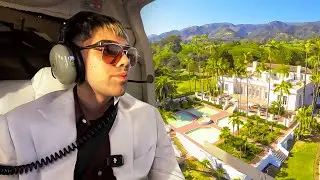 N3on Rides a Helicopter To The Scarface House!