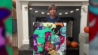 Lee's Summit third grader raffles art, raises money to pay school lunch debt