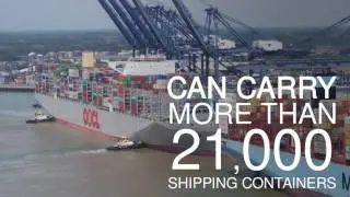World's largest container docks in Felixstowe