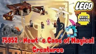 Lego set 75952 - Newt&acute;s Case of Magical Creatures ** COMPLETE TIME-LAPSE BUILD, UNBOXING & REVIEW **