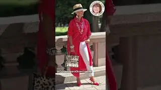 Red Fashion Over 60 ❤️👗 | Bold & Elegant Style