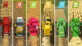 Fs14 vs Fs16 vs Fs18 vs Fs20 vs Fs23 vs Fs25 | First Look Normal Gameplay | Timelapse 