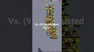 WHO WINS?  (11) Ogres vs. (9) Bloodlusted Ogres #warcraft2  #gaming #warcraft2remastered