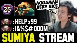 SUMIYA vs Master Tier Huskar & Crazy Doom | Sumiya Invoker Stream Moment #434