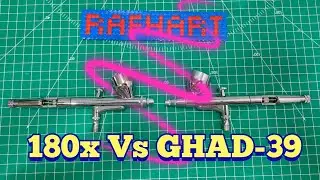 Aerografy 180x vs GHAD-39 por&oacute;wnanie budowy.