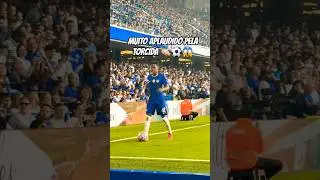 ESTEV&Atilde;O &Eacute; MUITO APLAUDIDO PELA TORCIDA DO CHELSEA! IDOLO? 😱🔥⚽️ #shorts #chelsea #est&ecirc;v&atilde;o #futebol