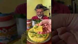 How to eat Khaman #khamandhokla