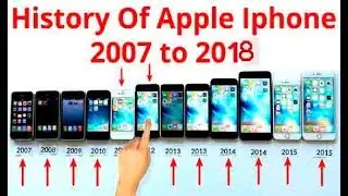 Histroy of  Apple Iphone 2007 to 2018 | Iphone history in Urdu Hindi up to 2018