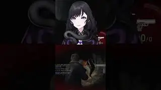 How do I SHOOT?!??? #gremlinenergy #snakegirl #vtuber #residentevil4 #streamer #twitchstreamer