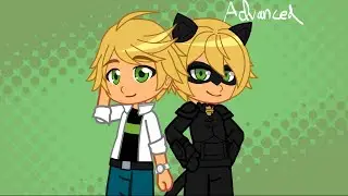 Gacha Club Cat noir Transformation ( Advanced )