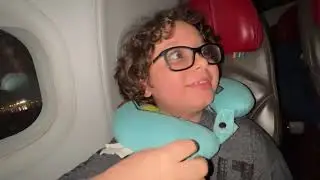 PRIMEIRA VIAGEM DE AVIÃO DO CAIO E CADU ELES FICARAM COM MEDO