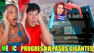 CUBANOS en SHOCK con el CABLEBUS de MÉXICO🇲🇽 | EN CUBA SERÍA IMPOSIBLE TENER ESTO