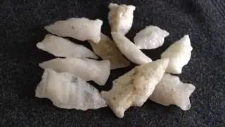 Ancient Crystal Arrowheads! / NC Quartz ~ AUG 2016