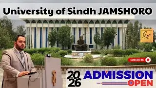 University of Sindh Jamshoro Admission 2026 