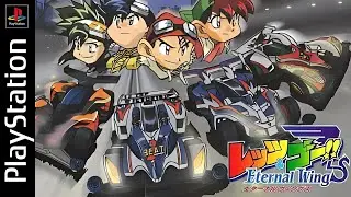 Bakusou Kyoudai Let's & Go!! Eternal Wings 100% Full Game | Longplay Ps1