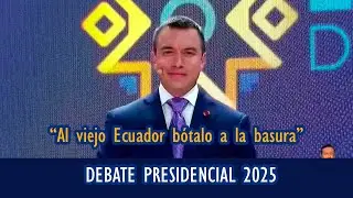 Intervención de Daniel Noboa | Debate Presidencial Ecuador | Propuestas ADN