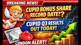 Cupid Bonus Share Record Date? | Cupid Q3 Results Out Today | Cupid Condom Stock News